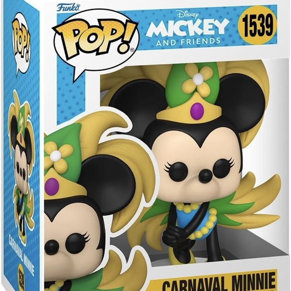 Funko Pop Carnaval Minnie - Black, Yellow, Green - Picture 1 of 1